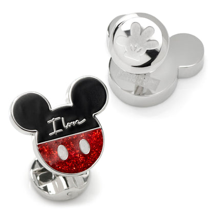 Disney Mickey and Minnie Mouse "I Love Us" Cufflinks