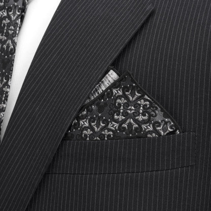 Disney Mickey Mouse Damask Tile Pocket Square