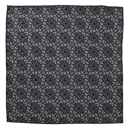 Disney Mickey Mouse Damask Tile Pocket Square