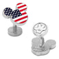 Disney Mickey Mouse Stars and Stripes Cufflinks