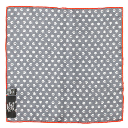 Disney The Nightmare Before Christmas Jack Skellington Men's Black Pocket Square