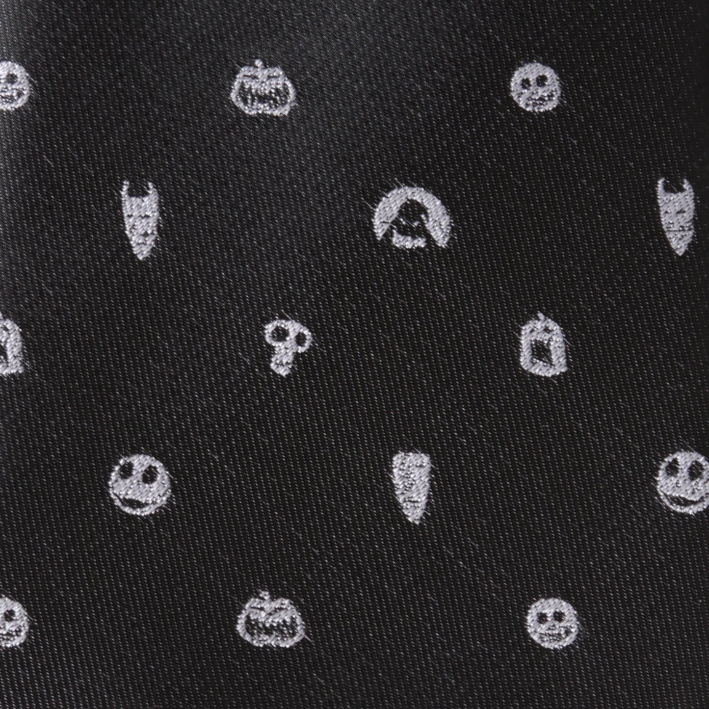 Disney The Nightmare Before Christmas Black Gray Men's Tie
