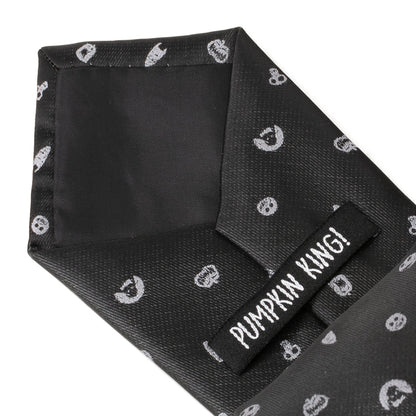 Disney The Nightmare Before Christmas Black Gray Men's Tie