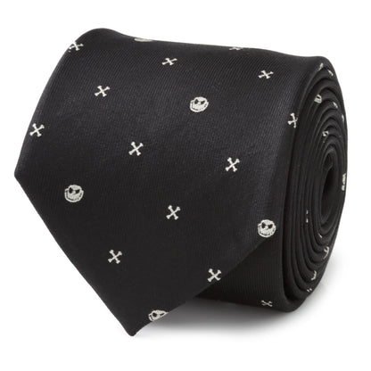 Disney The Nightmare Before Christmas Jack Skellington Black Men's Tie