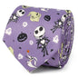 Disney The Nightmare Before Christmas Purple Men's Tie