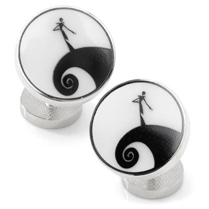 Disney The Nightmare Before Christmas Jack Skellington Mountain Cufflinks