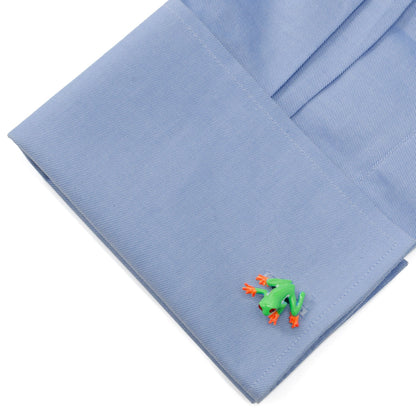 The Red-Eye Tree Frog Cufflinks