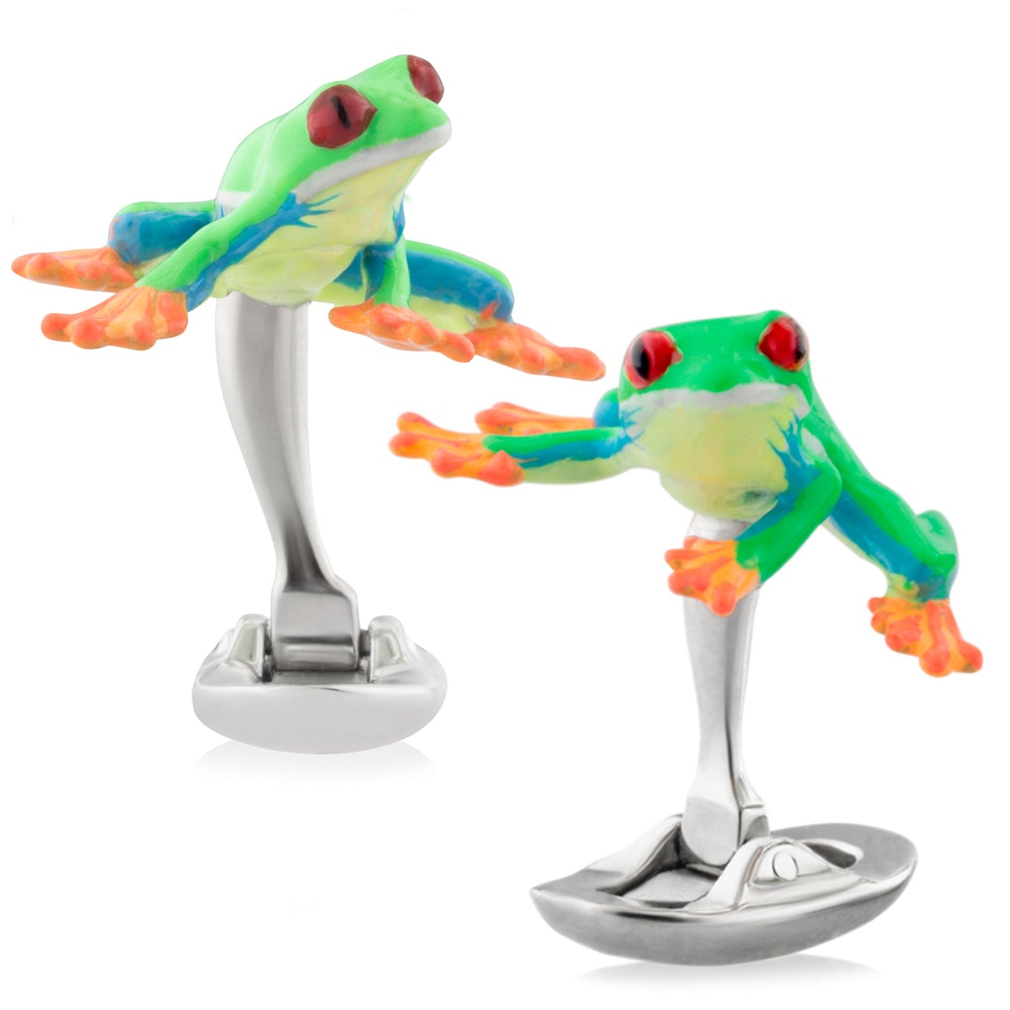 The Red-Eye Tree Frog Cufflinks