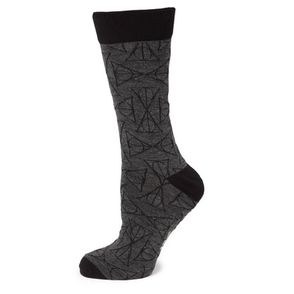 Harry Potter Deathly Hallows Black Men's Socks