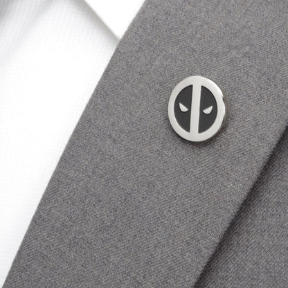 Marvel Deadpool Silver Mask Lapel Pin