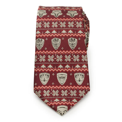 Marvel Guardians of the Galaxy Fair Isle Red Men's Tie