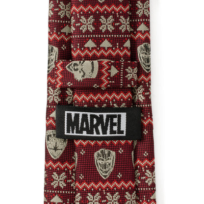 Marvel Guardians of the Galaxy Fair Isle Red Men's Tie