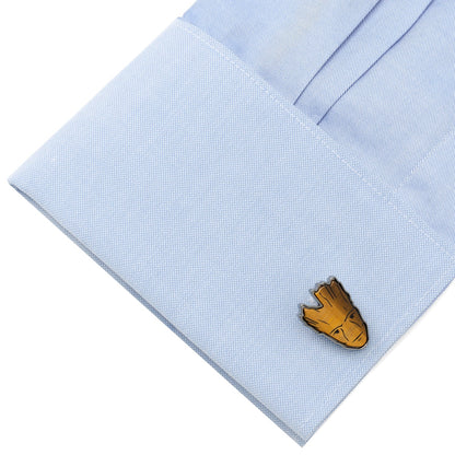 Marvel Guardians of the Galaxy Groot Tigers Eye Cufflinks