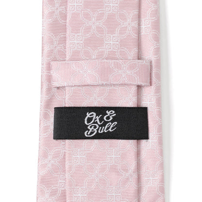 Pink Art Deco Men's Tie