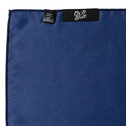Navy Silk Pocket Square