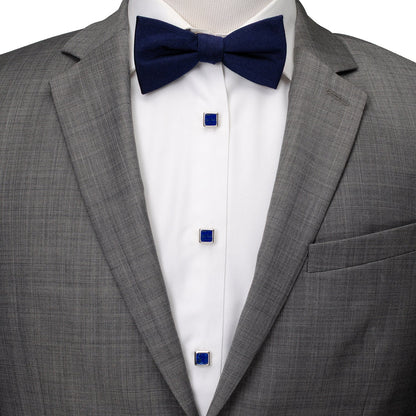 Sterling Silver and Lapis JFK Presidential Studs