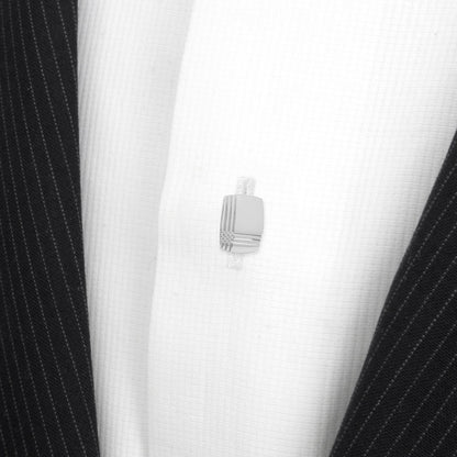 Sterling Silver Tartan Plaid 5-Studs