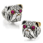 Sterling Silver English Bulldog Cufflinks