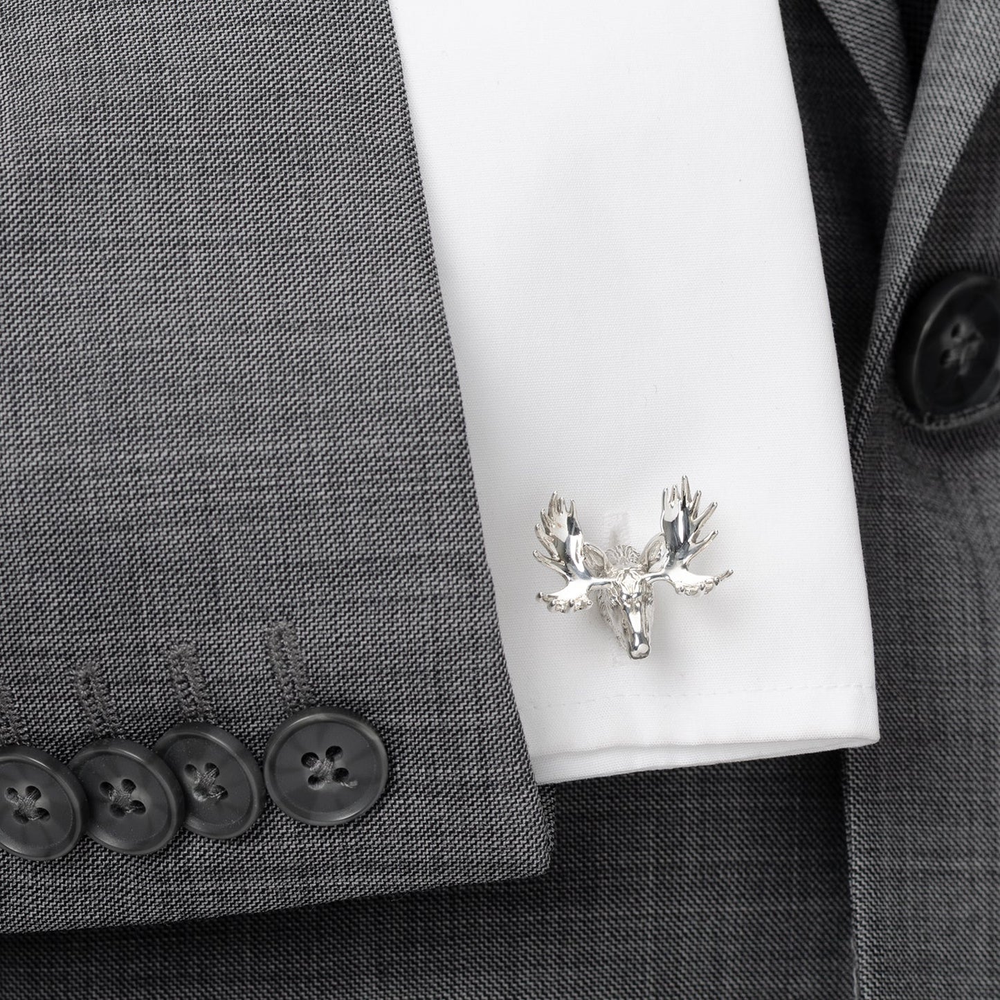 Antique Moose Cufflinks