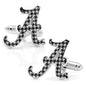 NCAA University of Alabama Houndstooth Cufflinks