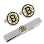 NHL Boston Bruins Cufflinks & Tie Clip Gift Set