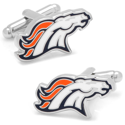 NFL Denver Broncos Cufflinks and Tie Bar Gift Set