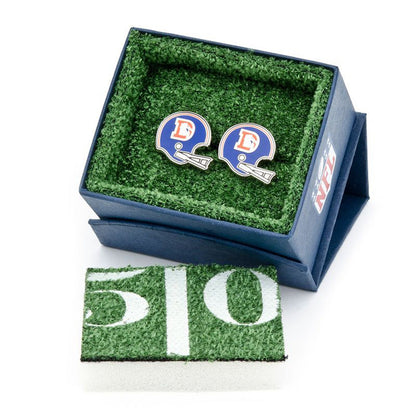 NFL Denver Broncos Throwback Helmet Cufflinks