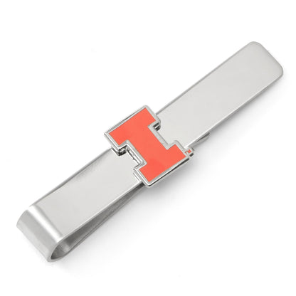 NCAA University of Illinois Cufflinks and Tie Bar Gift Set