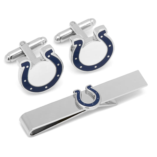 NFL Indianapolis Colts Cufflinks and Tie Bar Gift Set