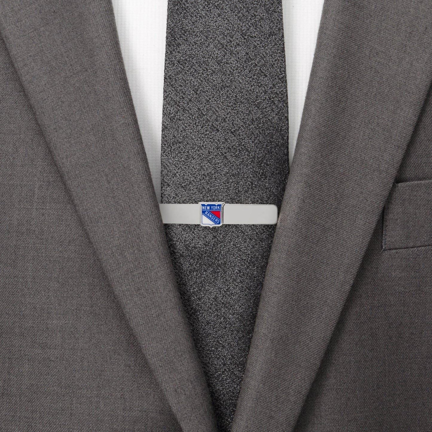 NHL New York Rangers Cufflinks & Tie Bar Gift Set