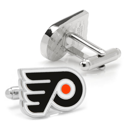 NHL Philadelphia Flyers Silver Cufflinks