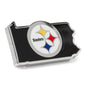 NFL Pittsburgh Steelers State Shaped Lapel Pin