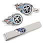 NFL Tennessee Titans Cufflinks and Tie Bar Gift Set
