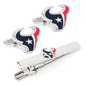 NFL Houston Texans Cufflinks and Tie Clip Gift Set