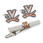 NCAA Virginia Cavaliers Cufflinks & Tie Clip Gift Set