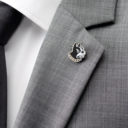 NCAA Wofford College Terrier Mascot Lapel Pin