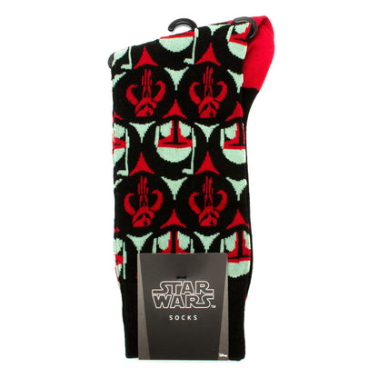 Star Wars Boba Fett Cufflinks, Tie Bar, and Dress Socks Gift Set