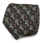Star Wars Grogu Black and Orange Dotted Tie
