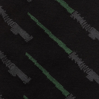Star Wars Green LIGHTSABER Dress Socks with Jedi Crest Lapel Pin Gift Set