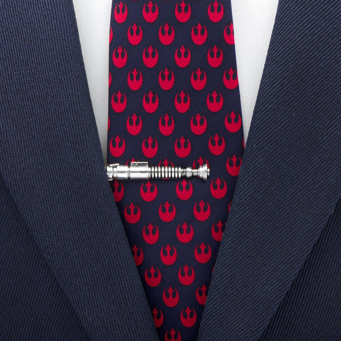 Star Wars Luke Skywalker LIGHTSABER Bracelet, Tie Clip, and Dress Socks Gift Set