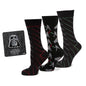 Star Wars LIGHTSABER Battle Dress Socks and Darth Vader Lapel Pin Gift Set