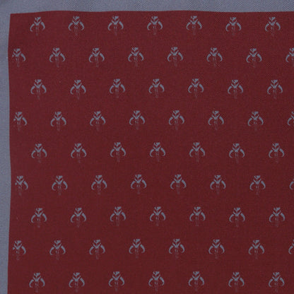 Star Wars Mandalorian Red Silk Pocket Square