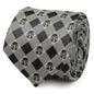 Star Wars Mandalorian Black and Gray Plaid Tie