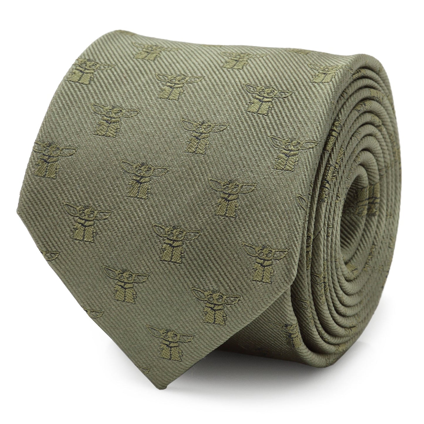 Star Wars Grogu Green Tie, Gray Dress Socks, and Tie Bar Gift Set