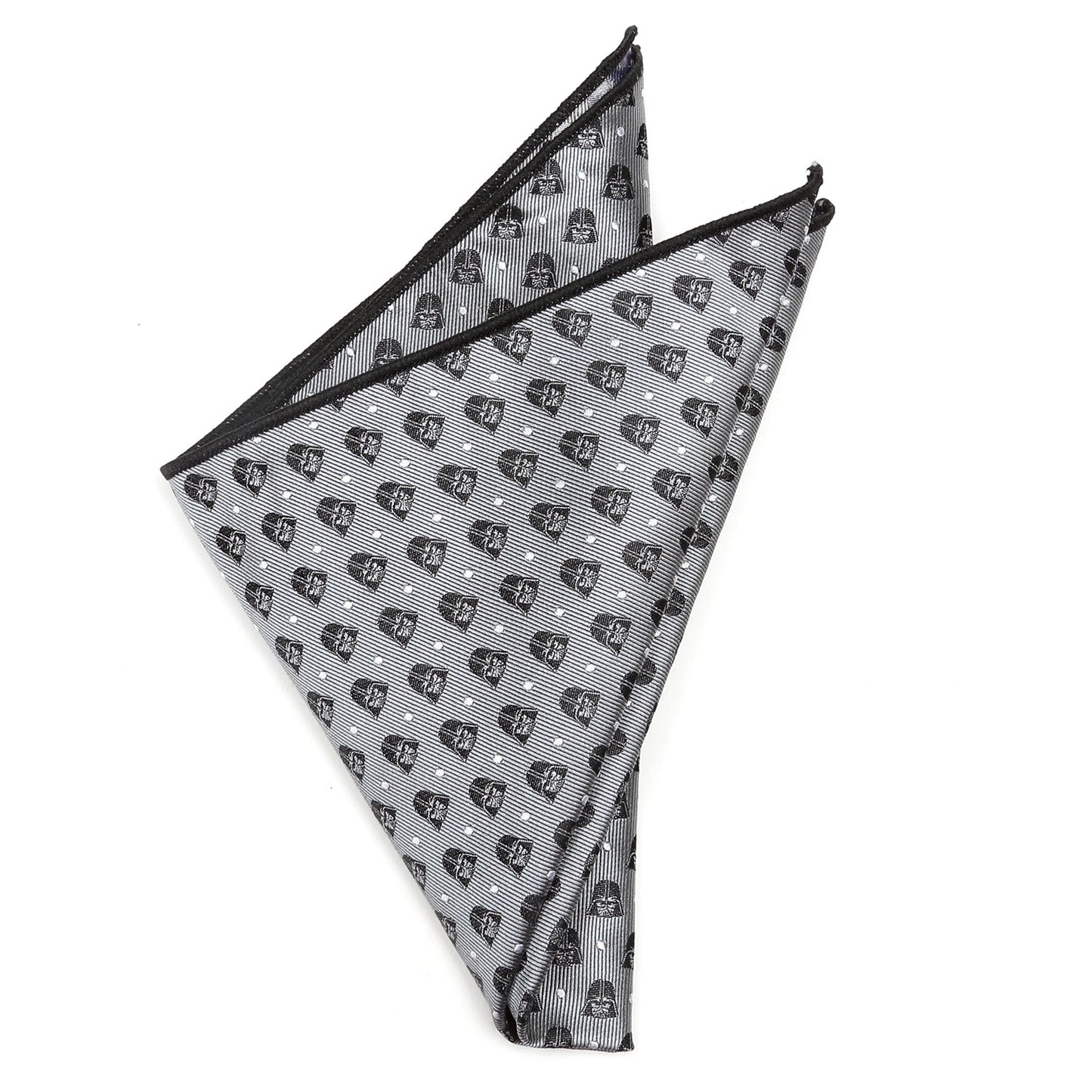 Star Wars Darth Vader Gray Polka Dot Pocket Square