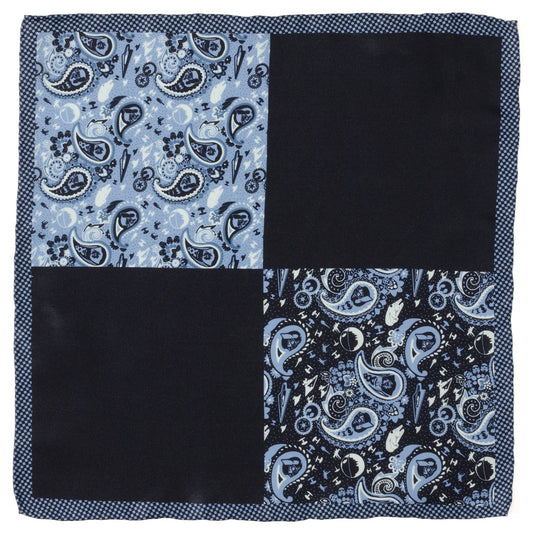 Star Wars Darth Vader Blue Paisley Pocket Square