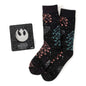 Star Wars X-Wing and TIE Fighter Battle Dress Socks and Lapel Pin Gift Set