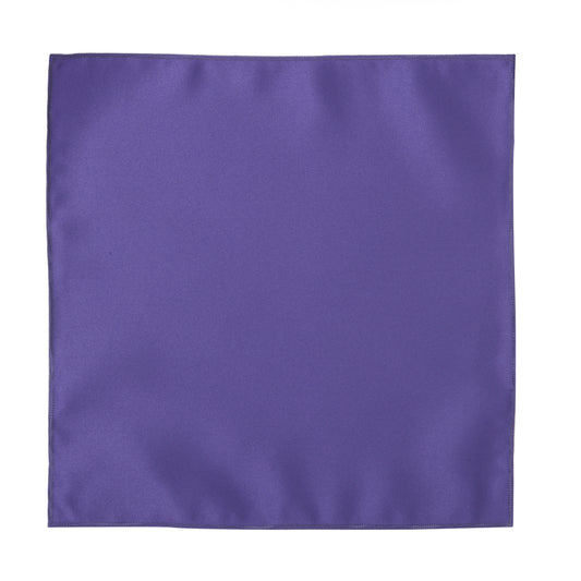 Purple Satin Pocket Square