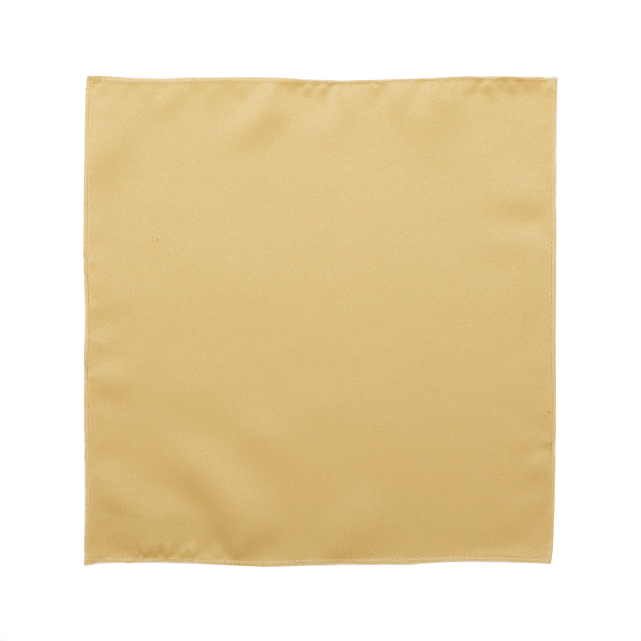 Antique Gold Satin Pocket Square