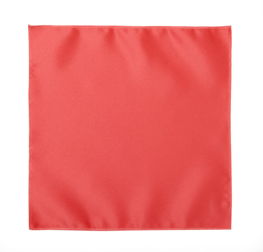 Guava Satin Pocket Square